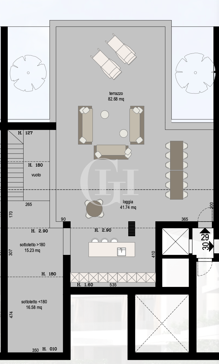 Пентхаус у озера Гарда, Италия, 305 м² - фото 12