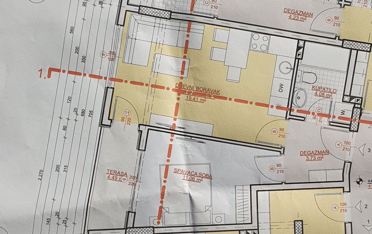 Квартира в Улцине, Черногория, 43 м² - фото 13