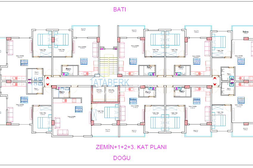 Квартира в Алании, Турция, 62 м² - фото 11