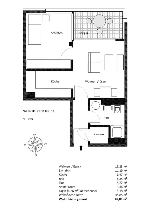 Квартира в Берлине, Германия, 42 м² - фото 11