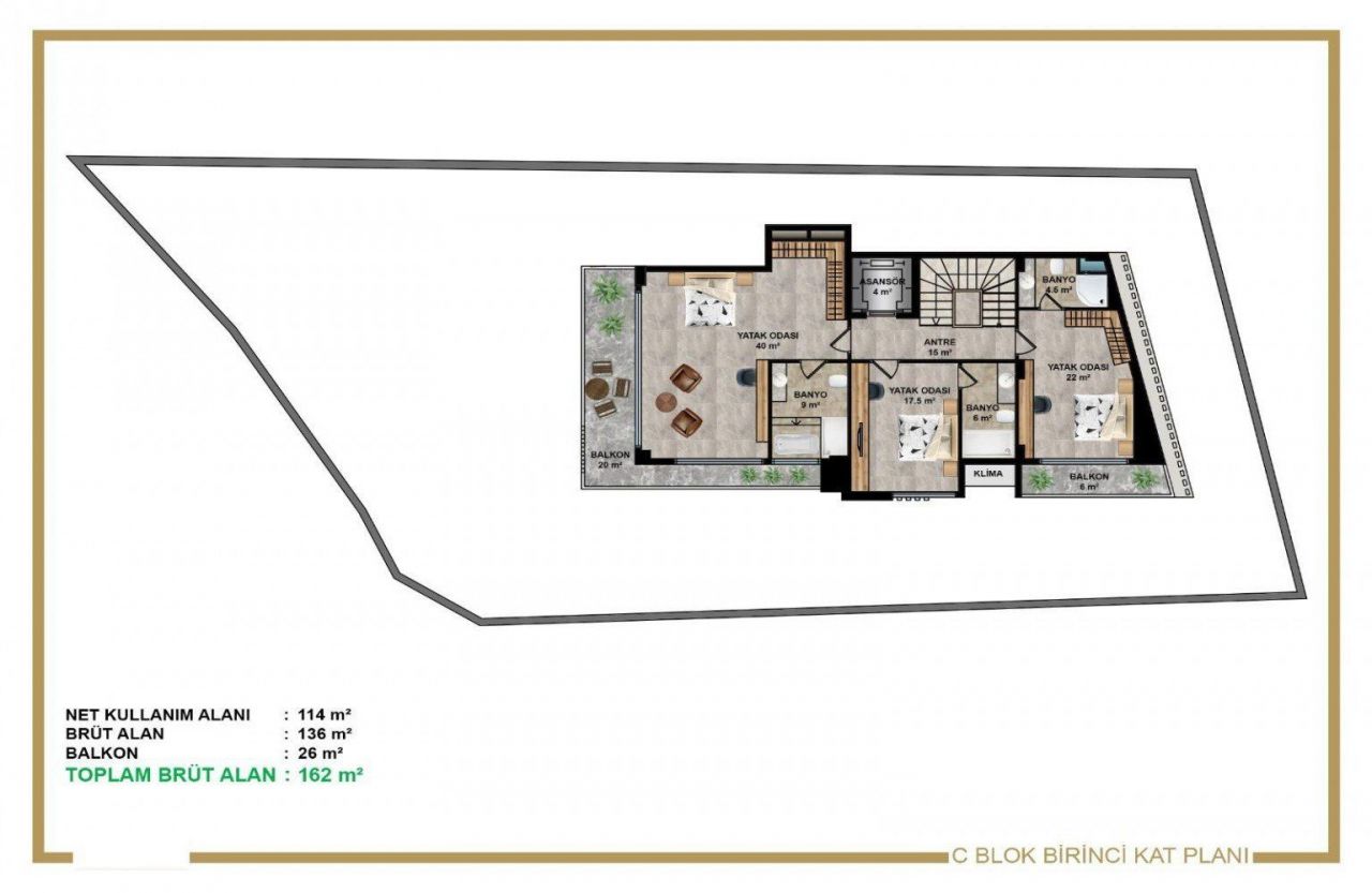 Вилла в Алании, Турция, 658 м² - фото 15
