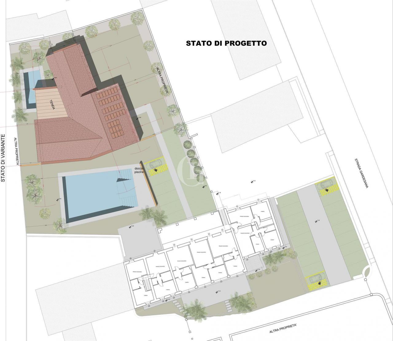 Вилла у озера Гарда, Италия, 932 м² - фото 17