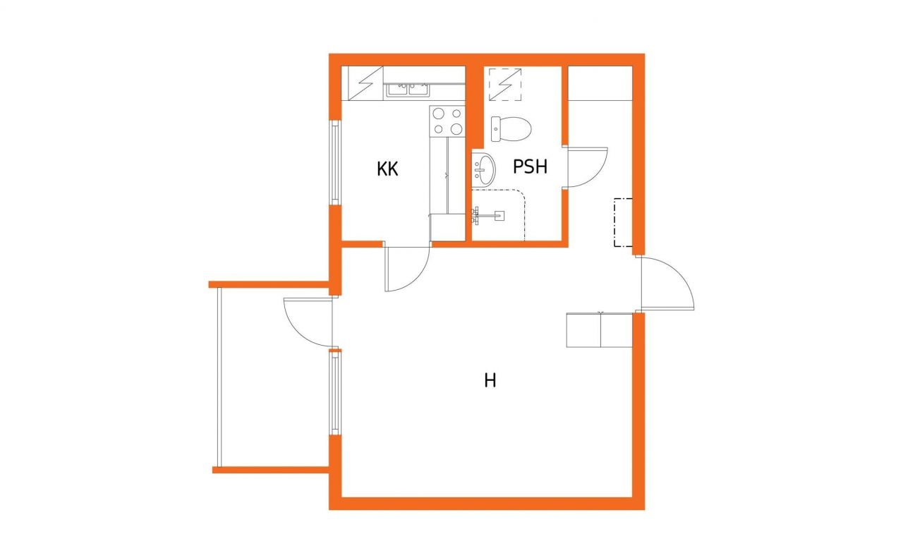 Квартира в Мянття, Финляндия, 35 м² - фото 2