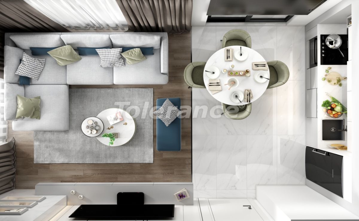 Апартаменты в Анталии, Турция, 49 м² - фото 17