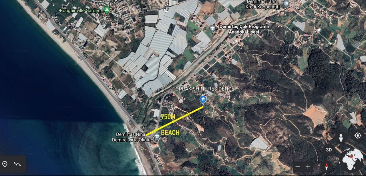 Квартира в Алании, Турция, 55 м² - фото 6