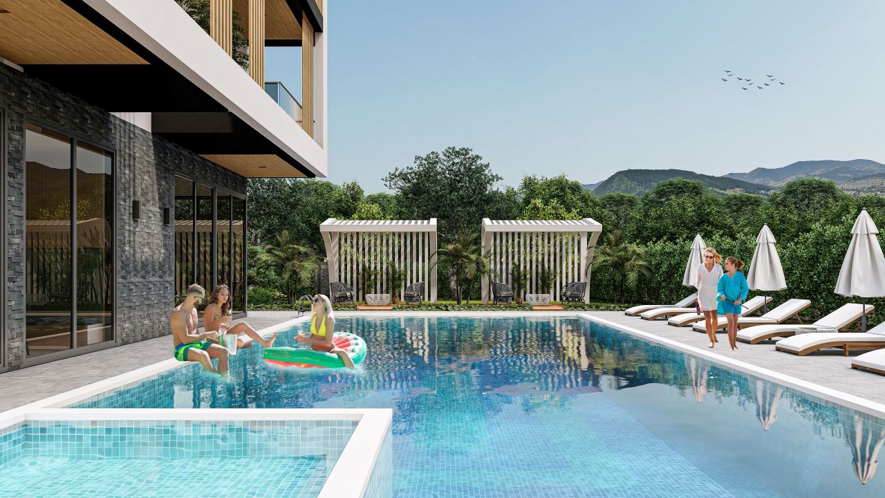 Апартаменты в Алании, Турция, 44 м² - фото 9