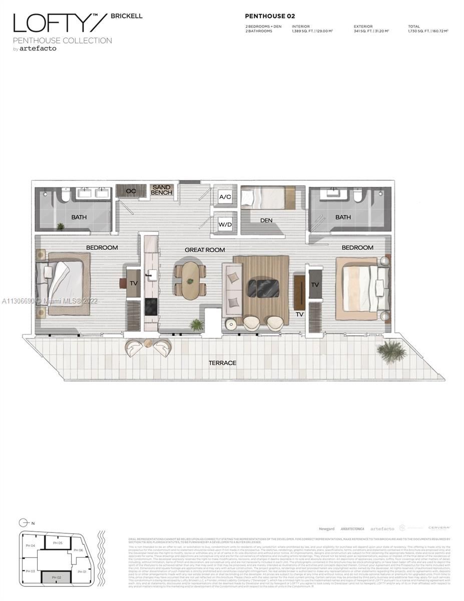 Квартира в Майами, США, 130 м² - фото 5