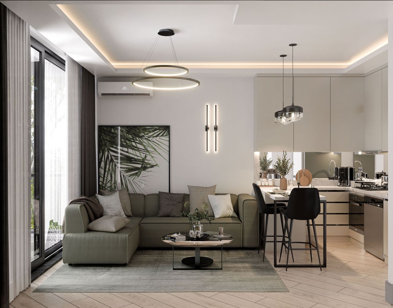 Квартира в Анталии, Турция, 65 м² - фото 4