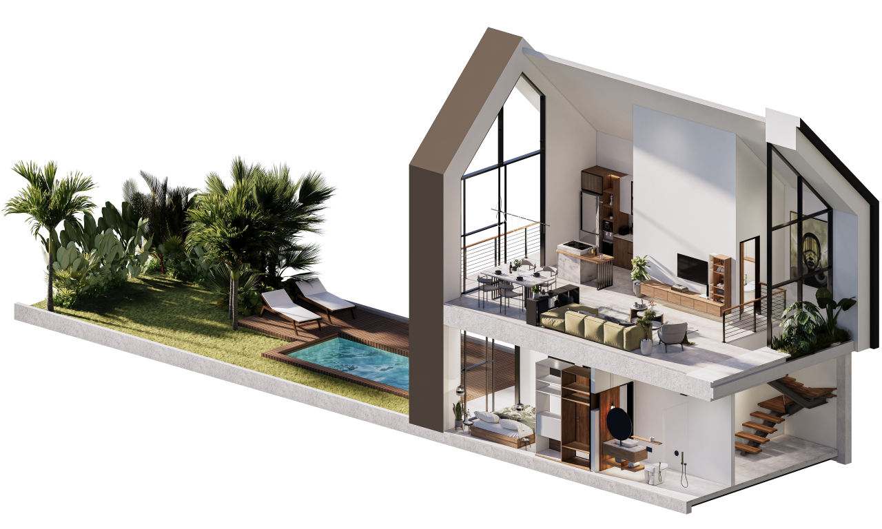 Лофт в Нуса Дуа, Индонезия, 81 м² - фото 11