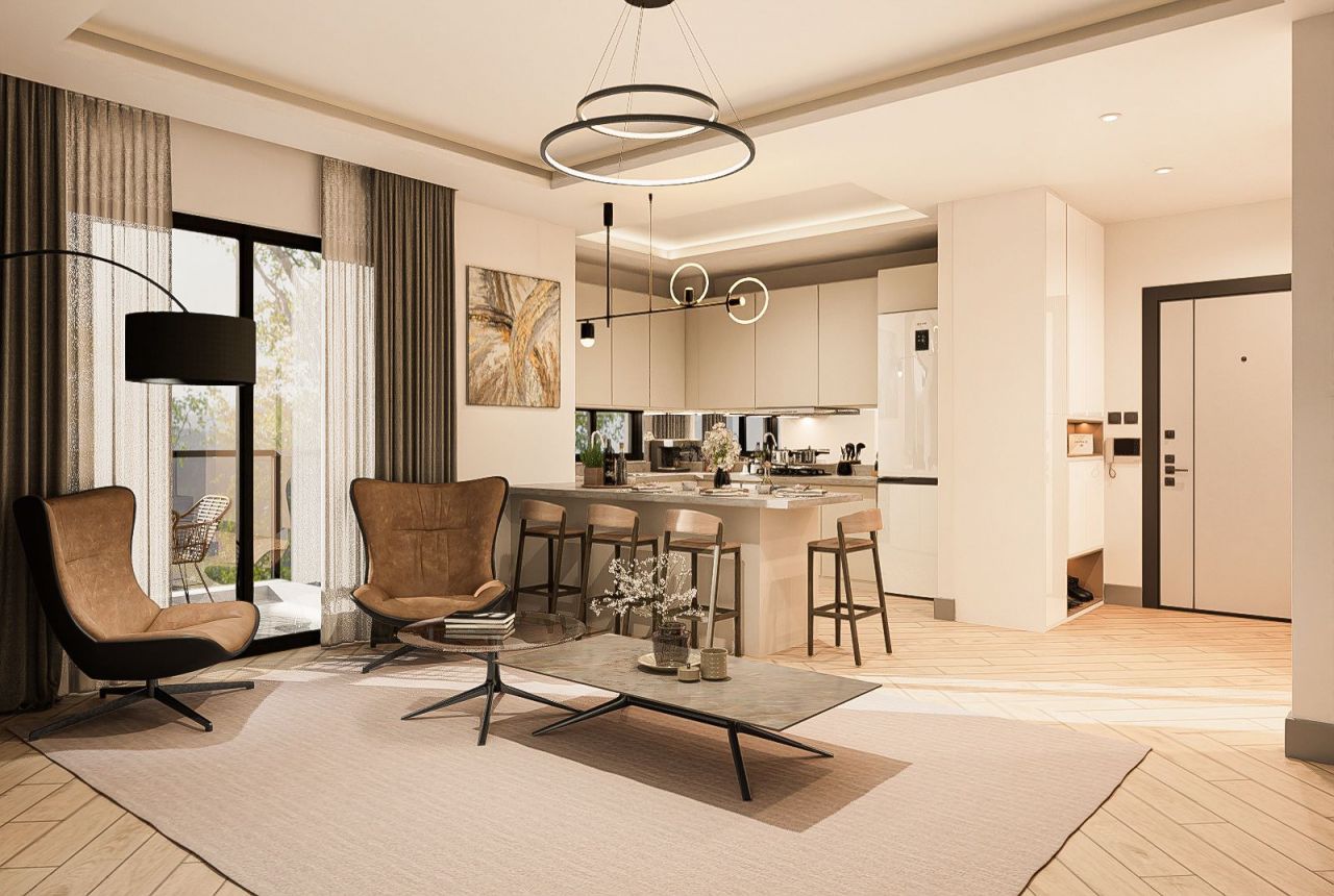 Квартира в Анталии, Турция, 74 м² - фото 6