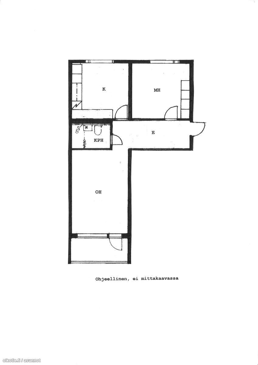 Квартира в Котке, Финляндия, 57 м² - фото 2