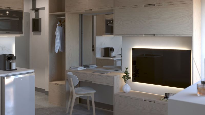 Студия в Афинах, Греция, 21 м² - фото 1