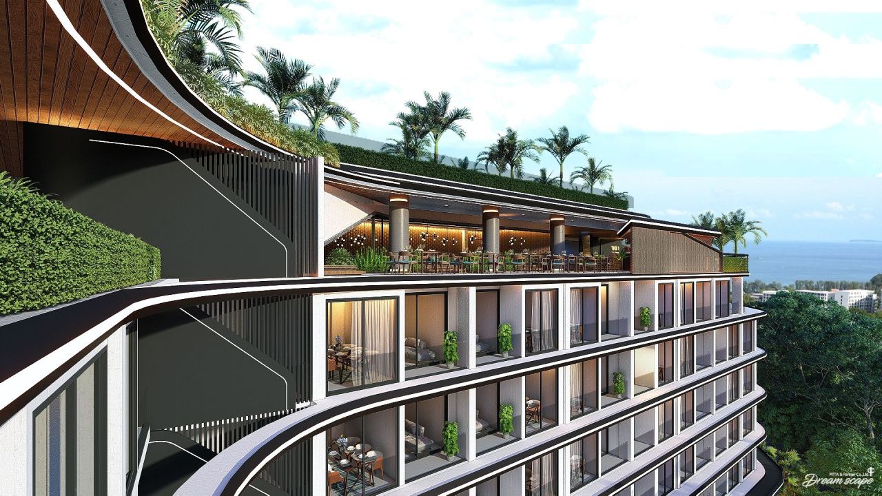 Апартаменты на острове Пхукет, Таиланд, 34.87 м² - фото 4