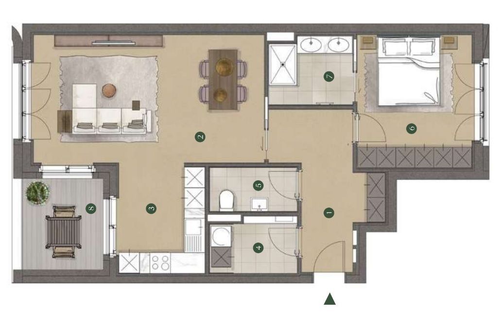 Квартира в Любляне, Словения, 83.33 м² - фото 9