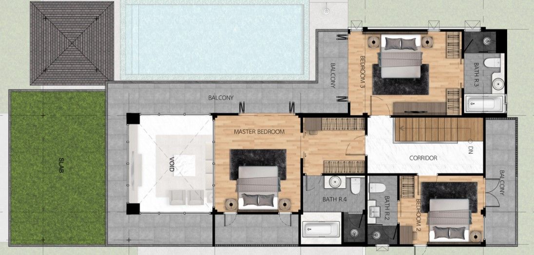 Вилла на Пхукете, Таиланд, 390 м² - фото 1