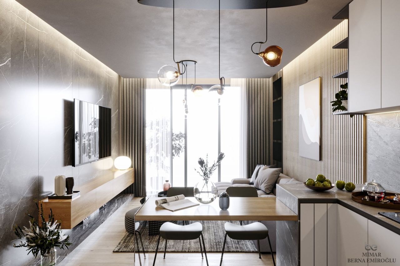 Квартира в Алании, Турция, 58 м² - фото 9