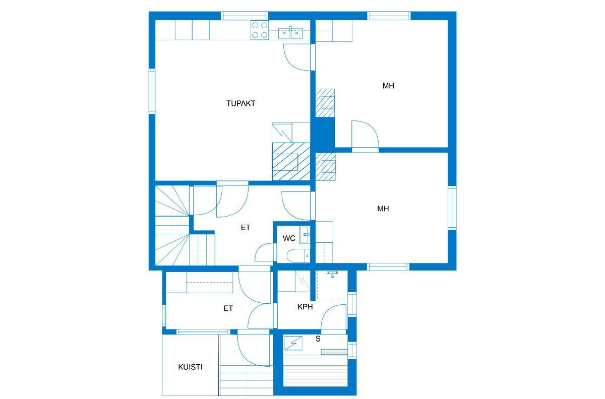 Дом в Оулу, Финляндия, 130 м² - фото 2