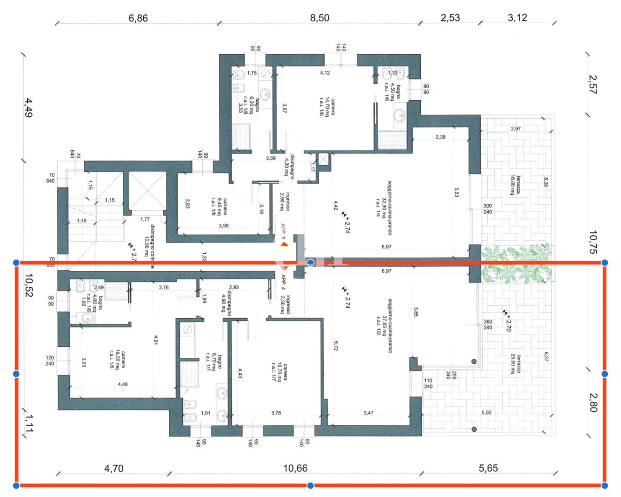 Апартаменты у озера Гарда, Италия, 128 м² - фото 4