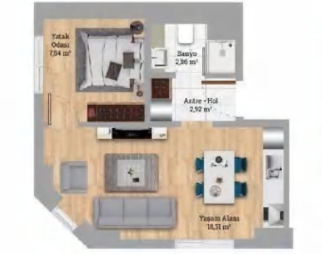Апартаменты в Стамбуле, Турция, 294.07 м² - фото 3