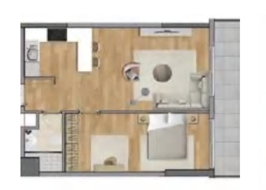 Апартаменты в Бейликдюзю, Турция, 95 м² - фото 1