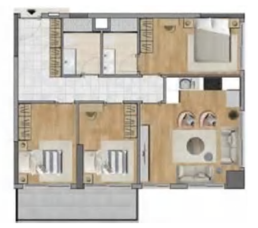 Апартаменты в Бейликдюзю, Турция, 184 м² - фото 1