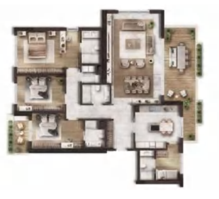 Апартаменты в Стамбуле, Турция, 242.67 м² - фото 1