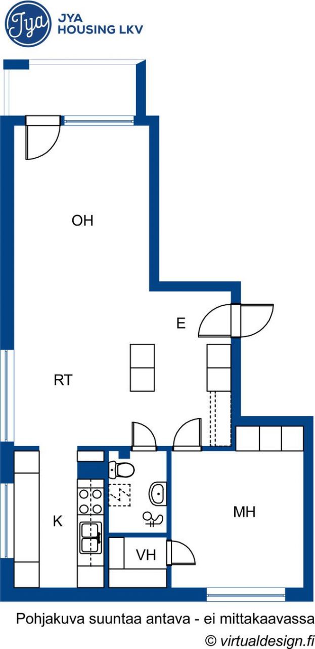 Квартира в Варкаусе, Финляндия, 65.5 м² - фото 2