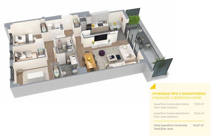 Квартира в Бадалоне, Испания, 107 м² - фото 11