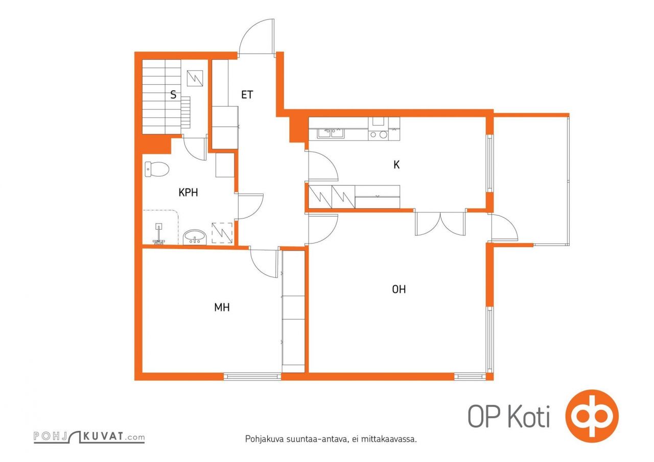 Квартира в Кеуру, Финляндия, 63 м² - фото 2