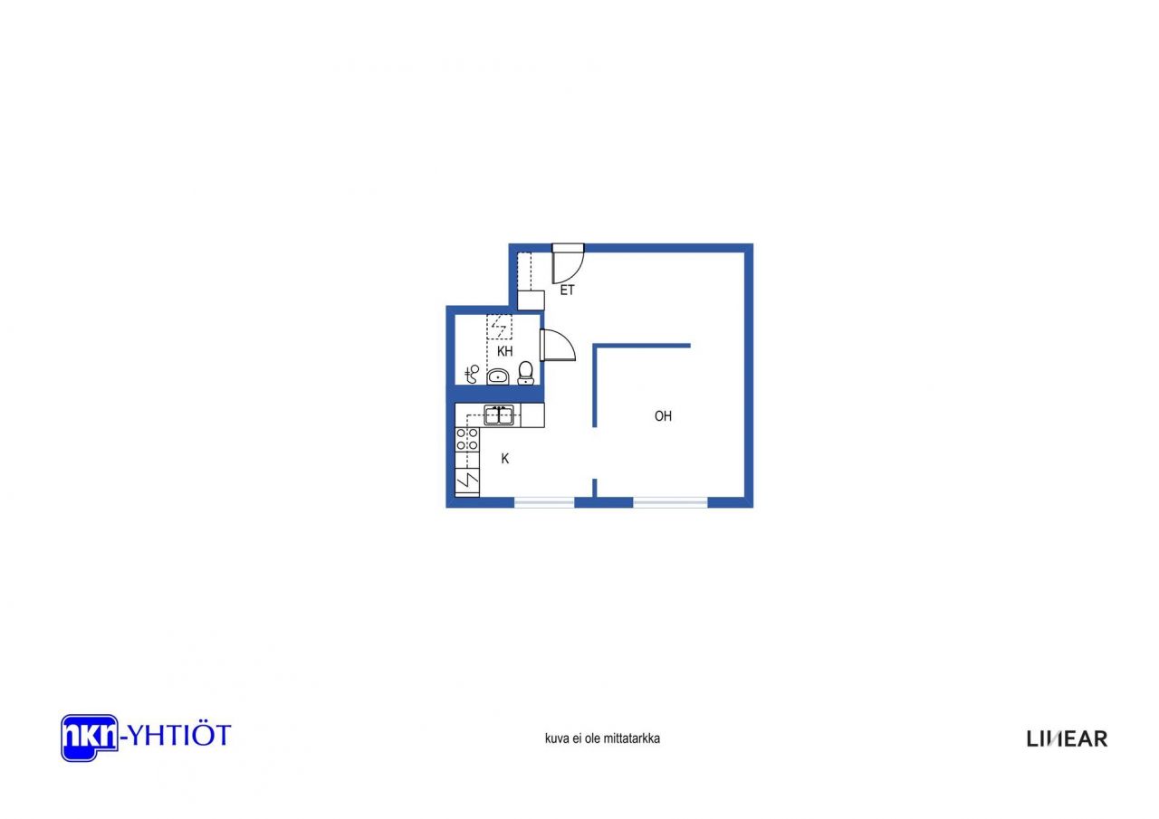 Квартира в Лахти, Финляндия, 39 м² - фото 2