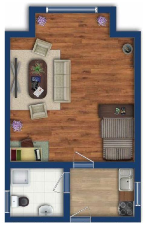 Квартира в Вуппертале, Германия, 25 м² - фото 7