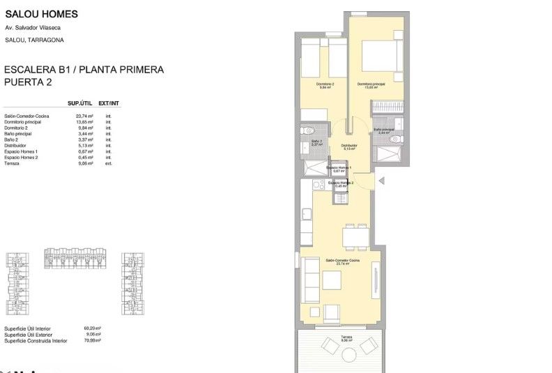 Квартира в Салоу, Испания, 70 м² - фото 12