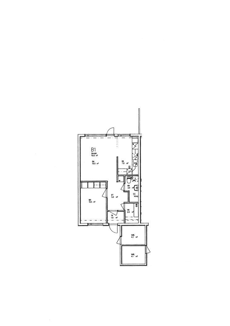 Таунхаус в Састамале, Финляндия, 49 м² - фото 2