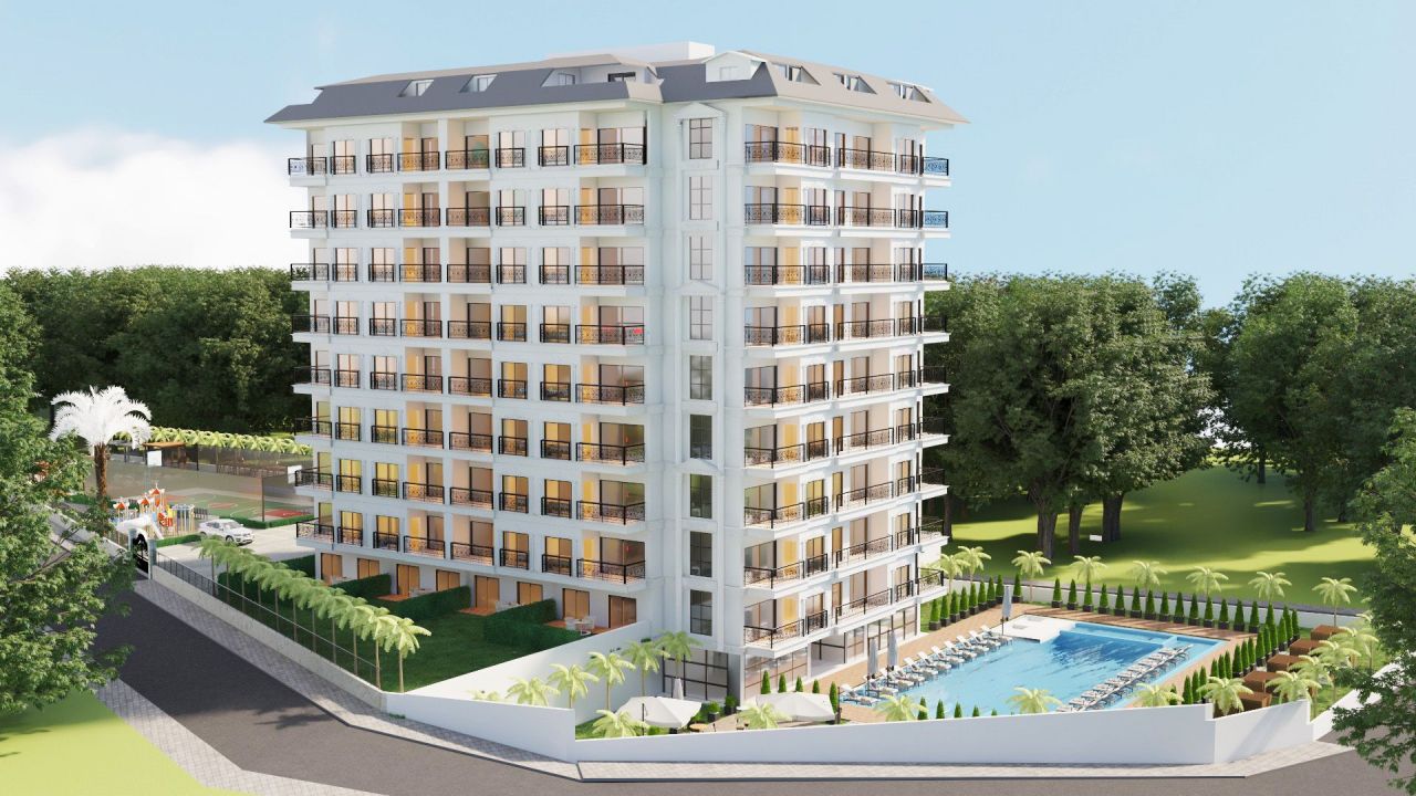 Апартаменты в Авсалларе, Турция, 65 м² - фото 1