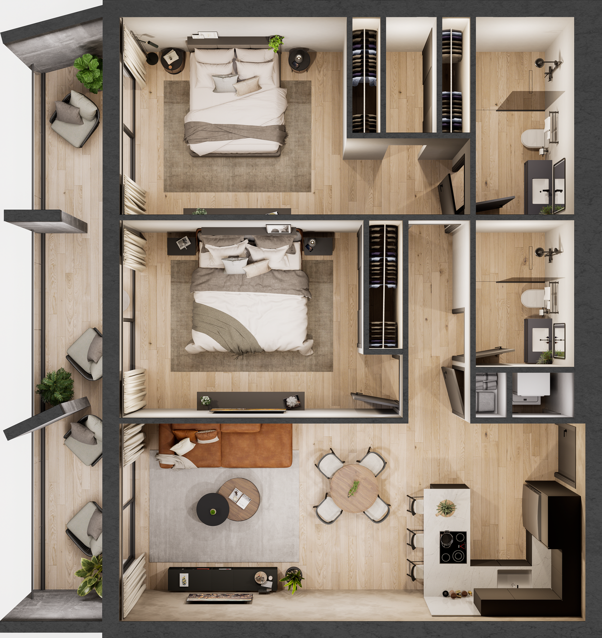 Квартира в Санто-Доминго, Доминиканская Республика, 50 м² - фото 11