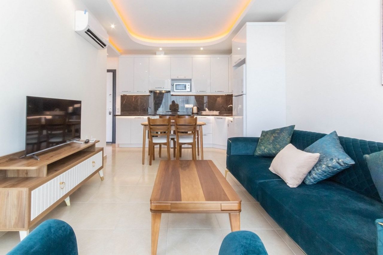 Квартира в Алании, Турция, 55 м² - фото 11