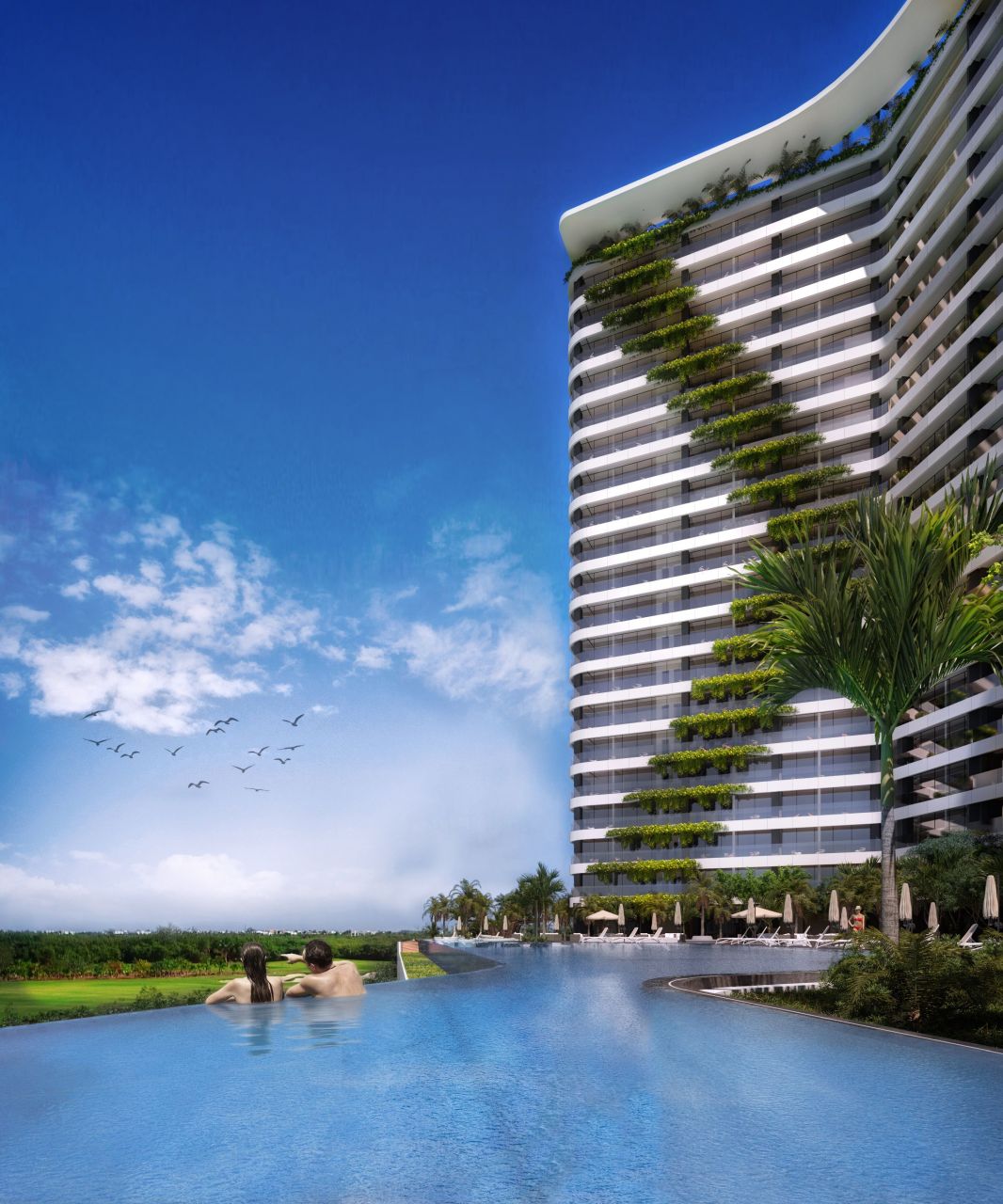 Апартаменты Канкун Пуэрто Канкун, Мексика, 112 м² - фото 2