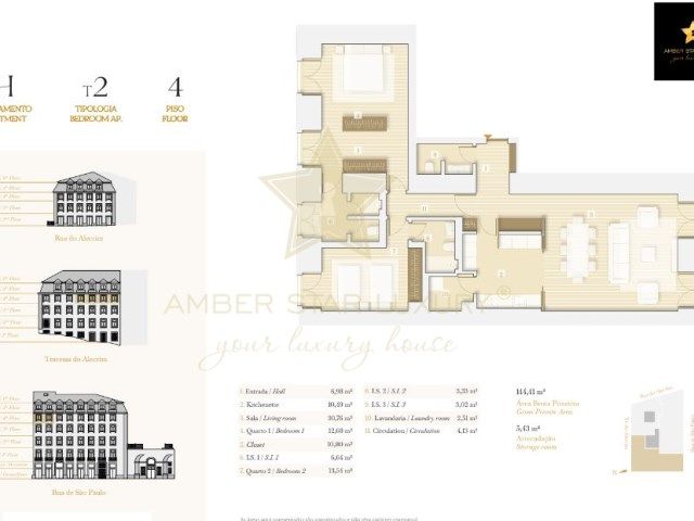 Апартаменты в Лиссабоне, Португалия, 144 м² - фото 13