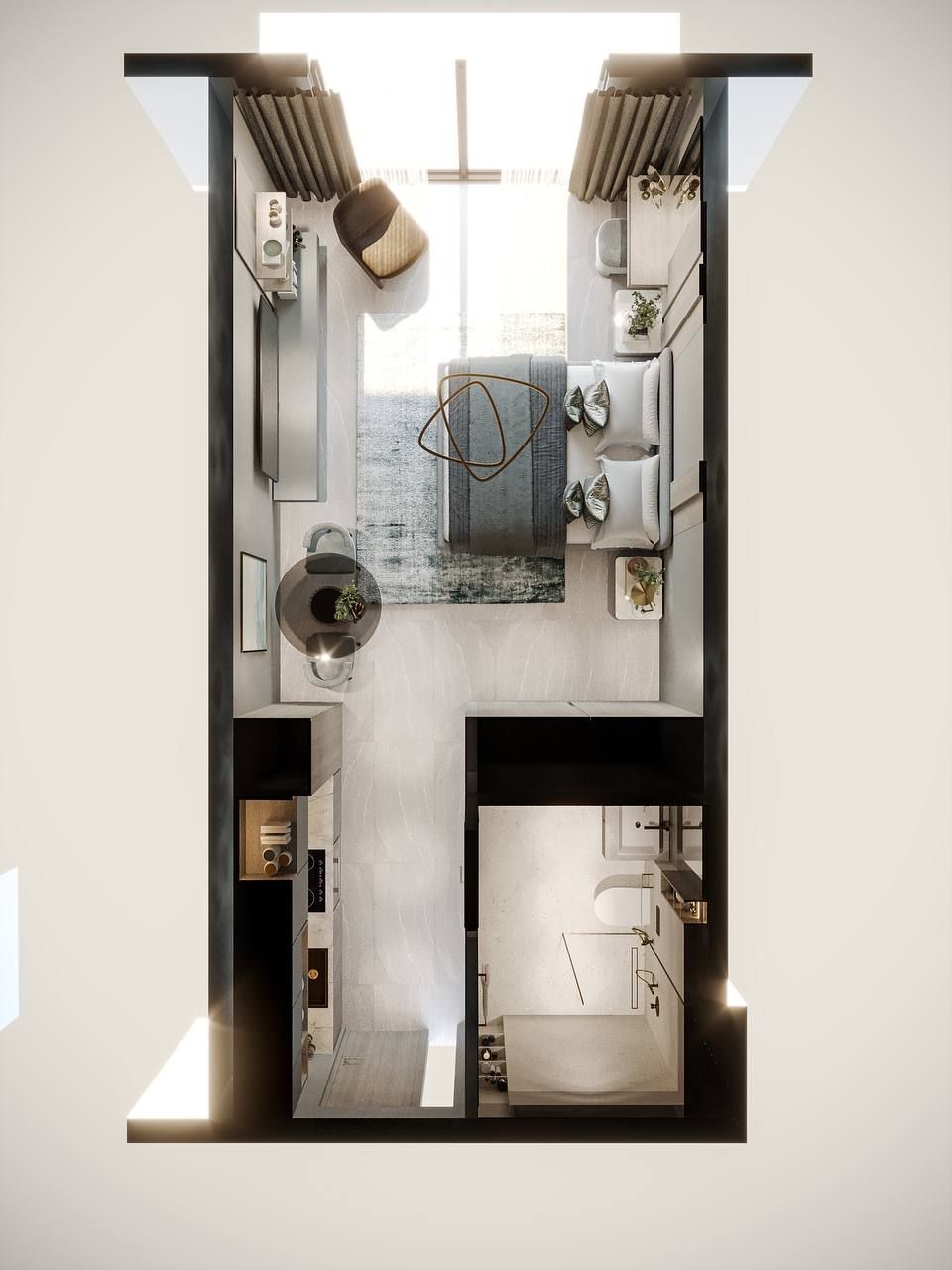 Студия в Дубае, ОАЭ, 39 м² - фото 1