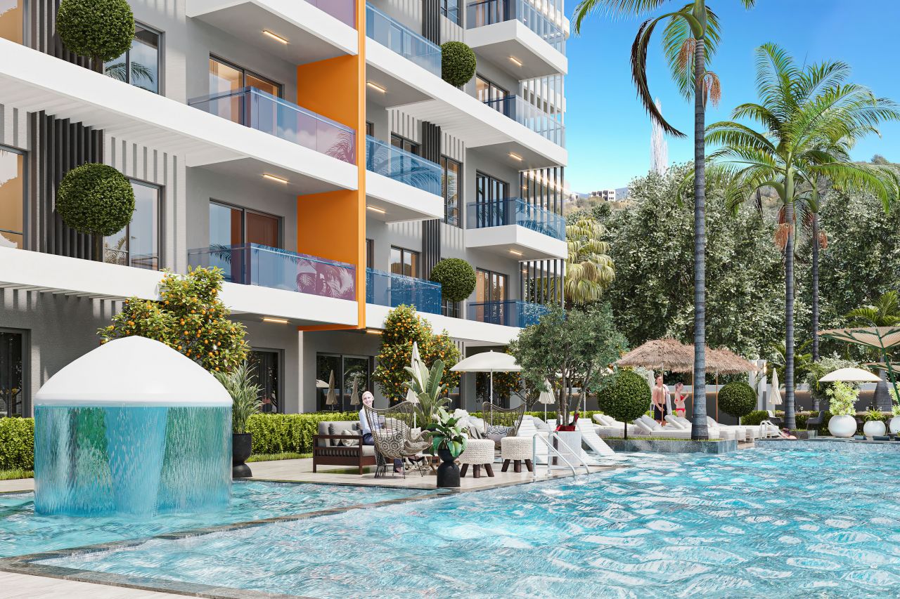 Апартаменты в Алании, Турция, 55 м² - фото 4