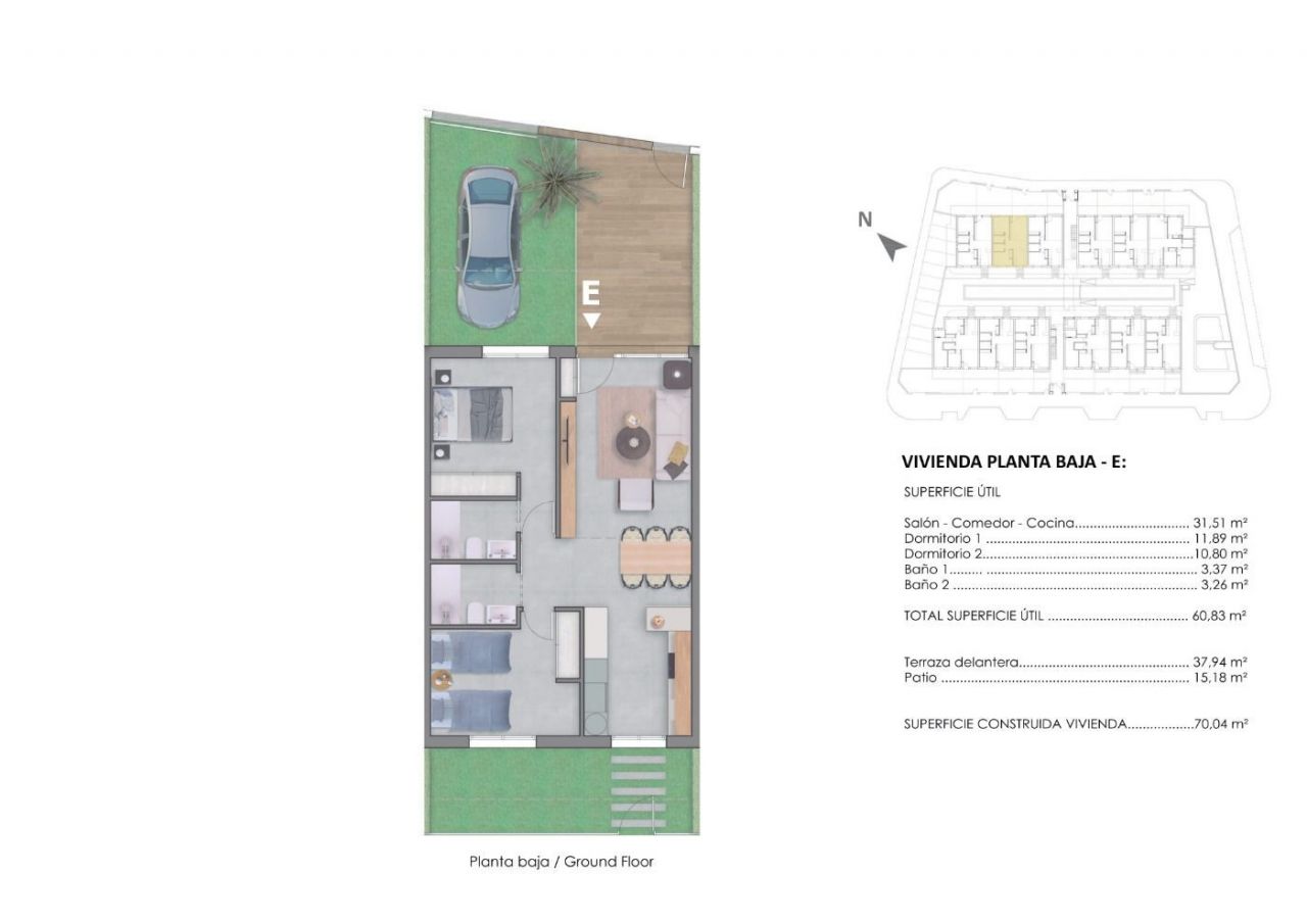 Бунгало в Пилар-де-ла-Орадада, Испания, 70 м² - фото 13