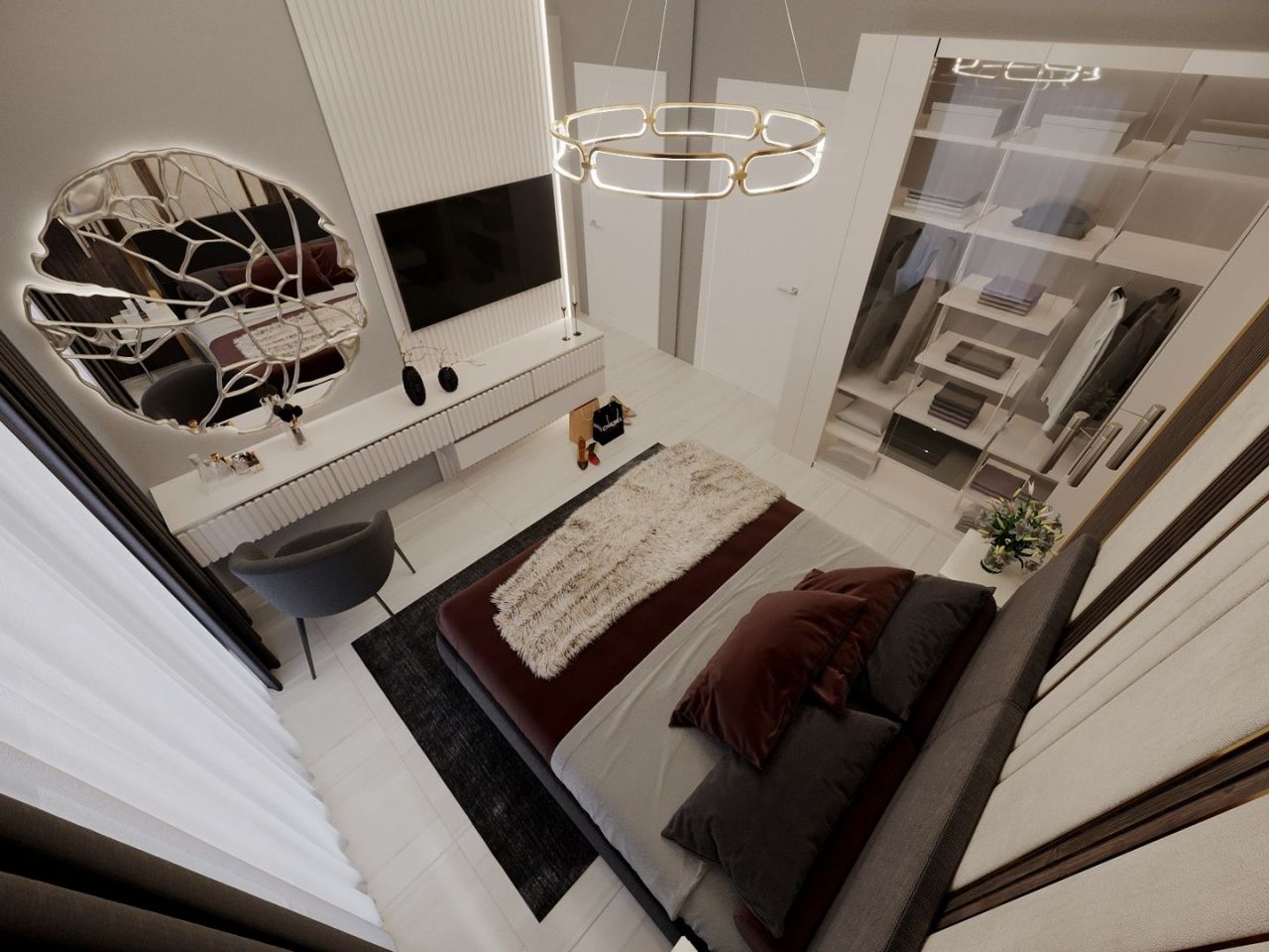 Квартира в Алании, Турция, 50 м² - фото 17