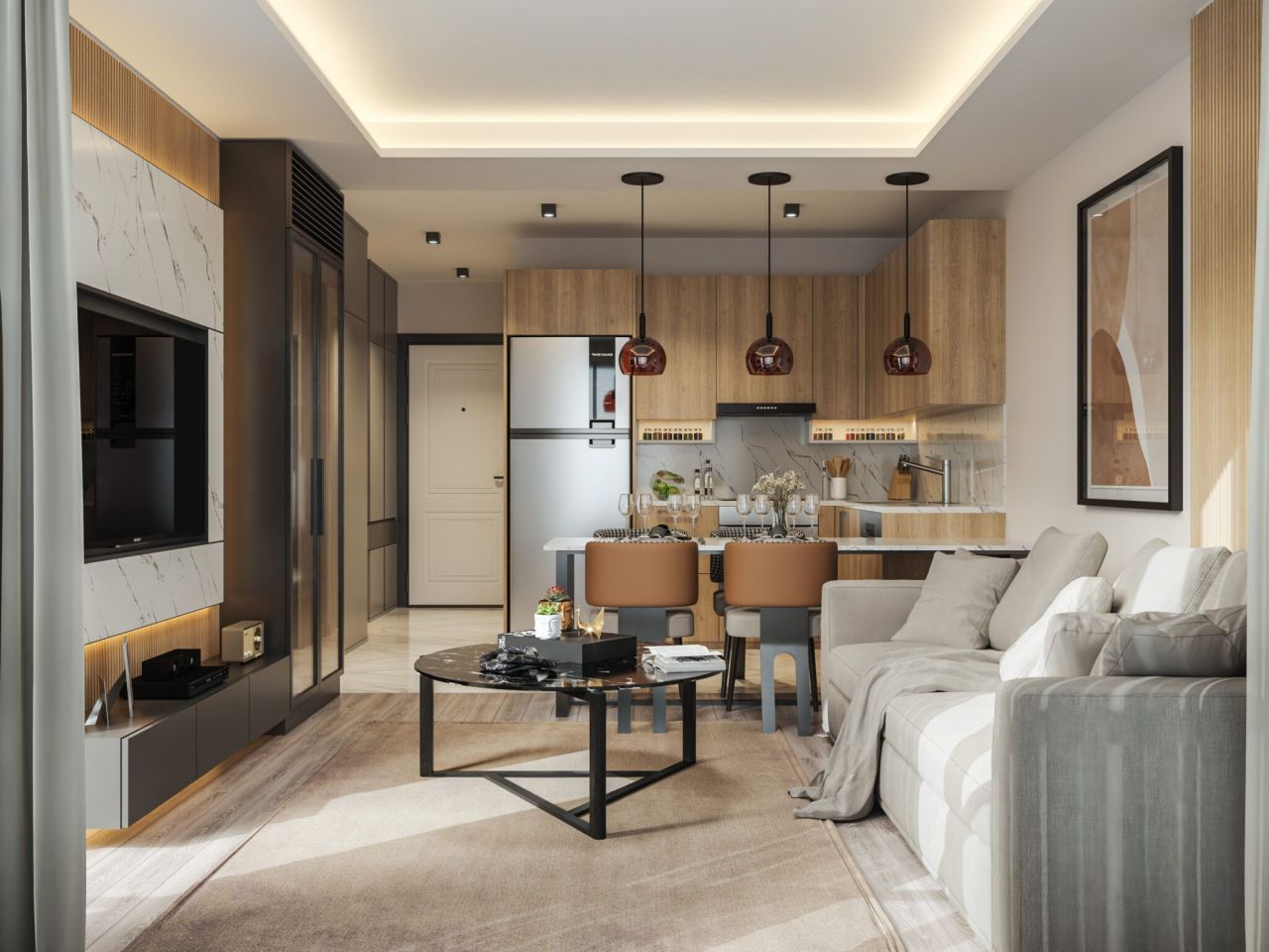 Квартира в Мерсине, Турция, 58 м² - фото 7