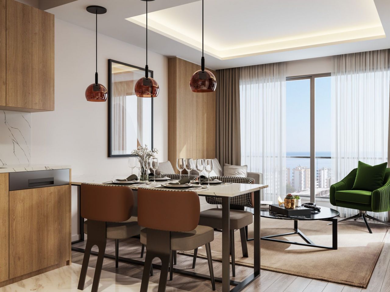 Квартира в Мерсине, Турция, 58 м² - фото 8