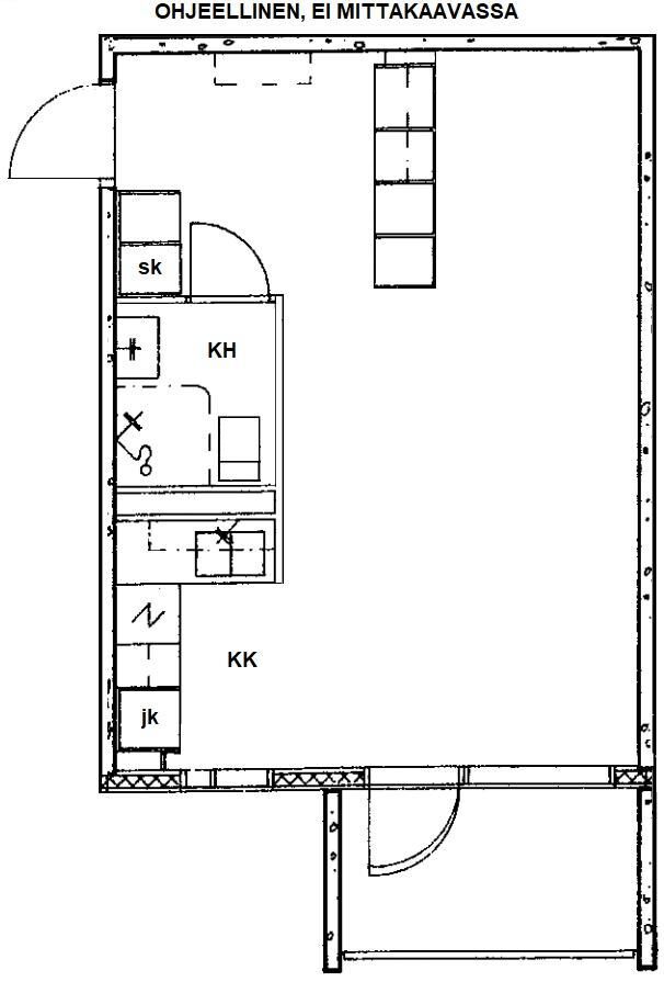 Квартира в Куусанкоски, Финляндия, 32.5 м² - фото 2