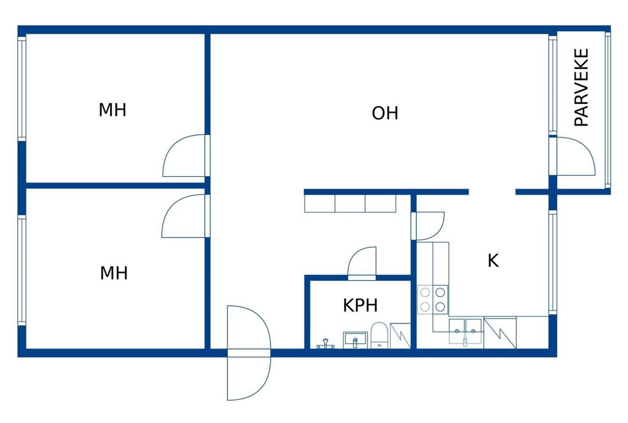 Квартира в Кеми, Финляндия, 70 м² - фото 2