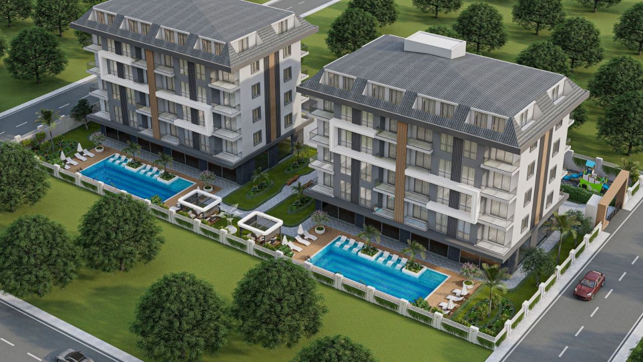 Квартира в Алании, Турция, 55 м² - фото 1
