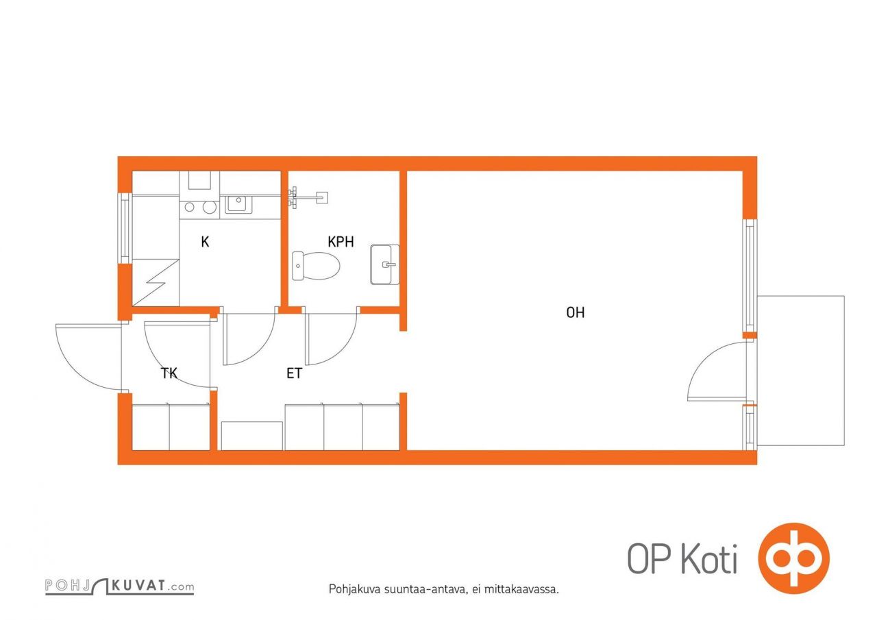 Таунхаус в Иисалми, Финляндия, 30 м² - фото 2