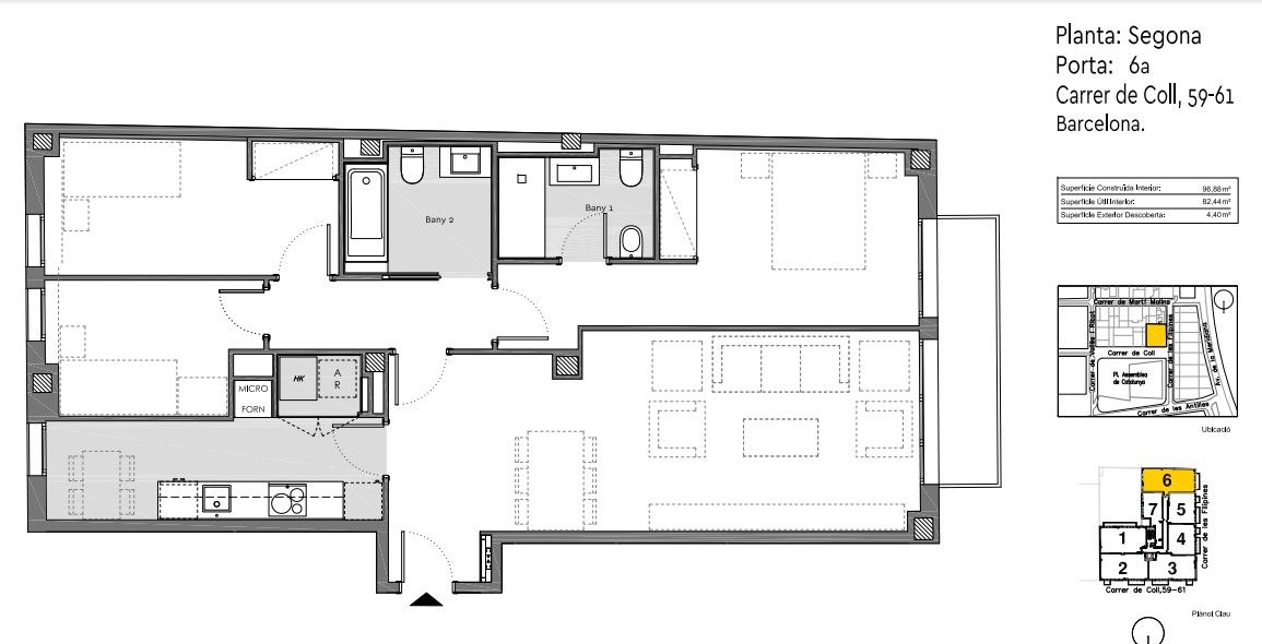 Квартира в Барселоне, Испания, 101 м² - фото 3