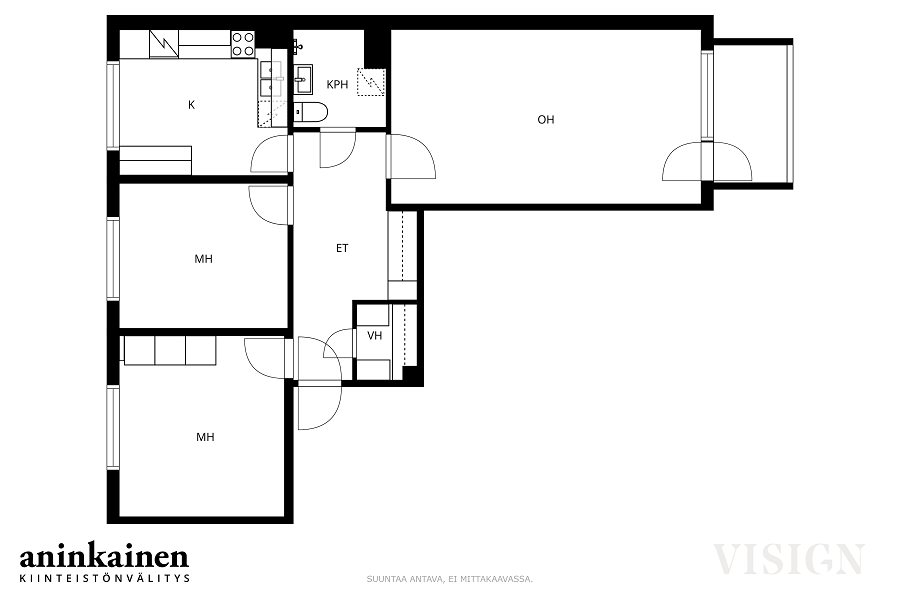 Квартира в Пори, Финляндия, 76 м² - фото 8